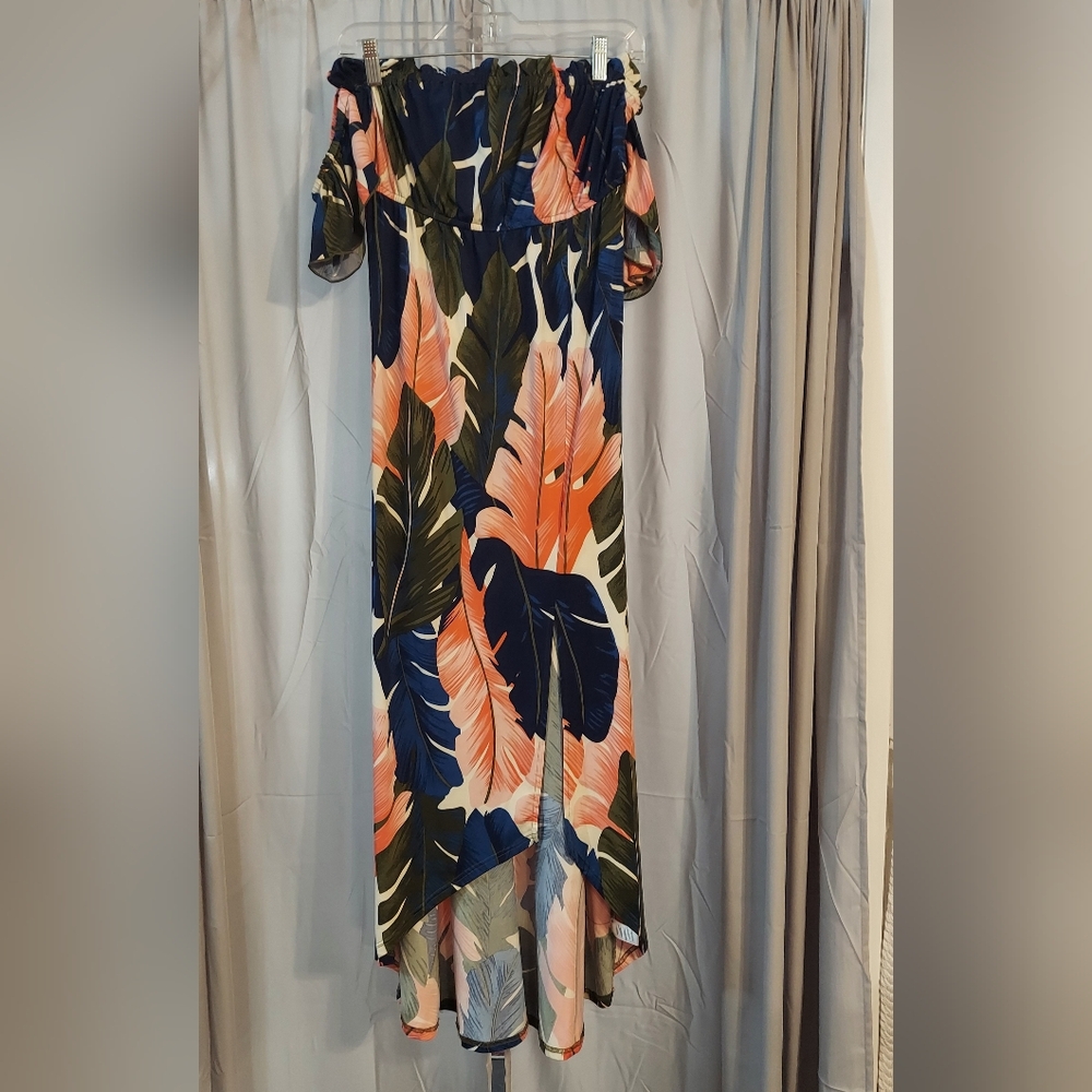 Venus Floral High-Low Dress